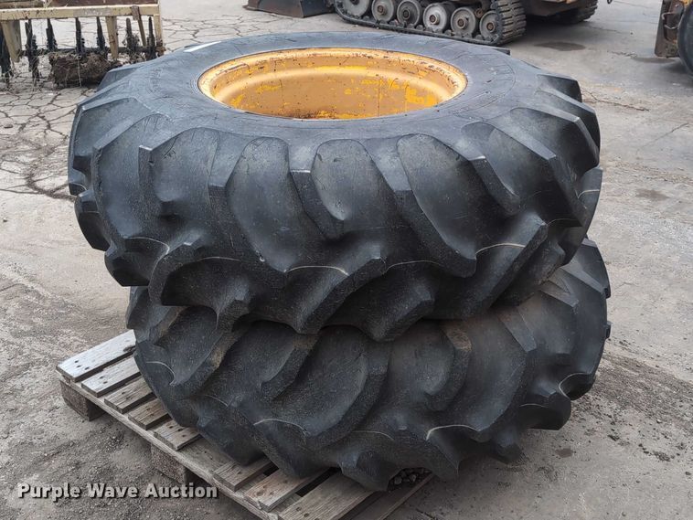 image for item EG2721 (2) Goodyear Dyna Torq II 16.9-24 tires