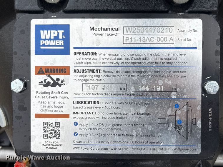 image for item EI5697 John Deere 4045TF151 irrigation engine