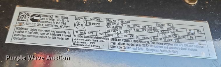 image for item ET1287 2023 Vermeer ZR5-1200 round baler