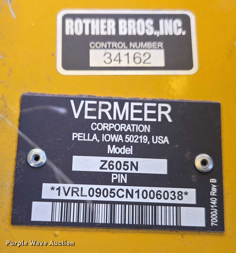 image for item ET1287 2023 Vermeer ZR5-1200 round baler