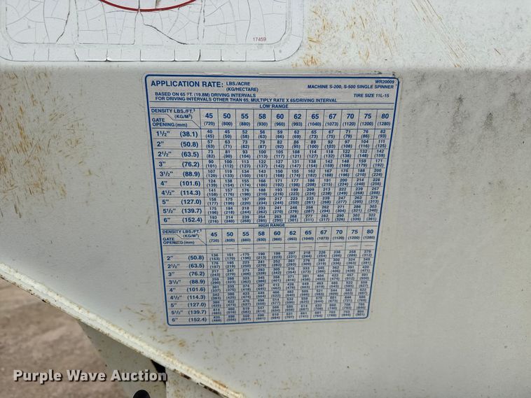 image for item ET1659 Willmar 500 spreader