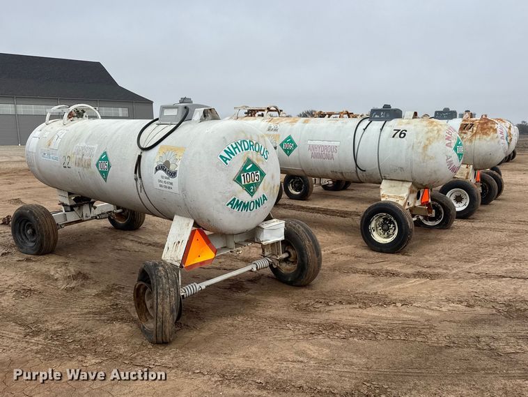 image for item ET1662 (4) NH3 tank trailers
