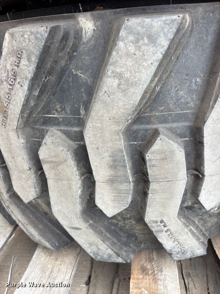 image for item EU0322 Kubota (4) BKT tractor tires and wheels