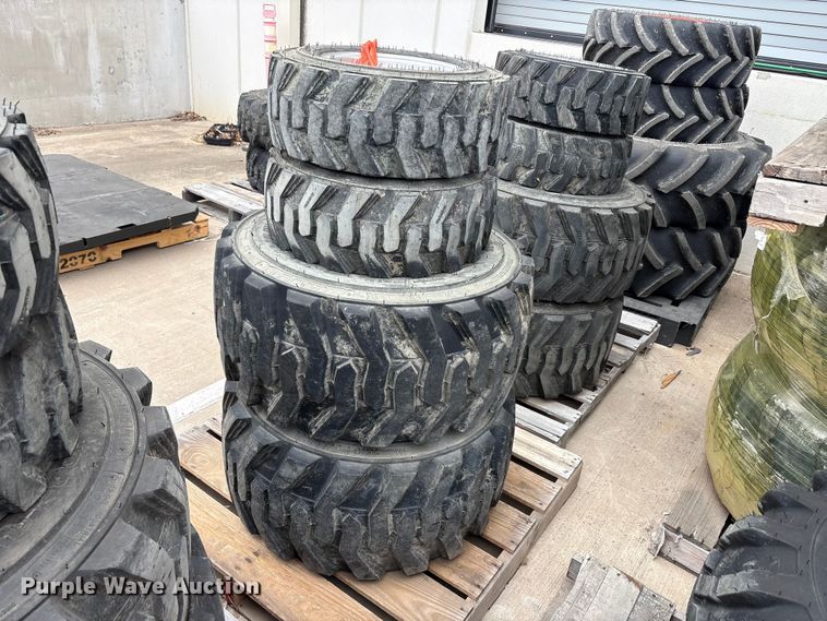 image for item EU0323 (4) BKT tractor tires and wheels