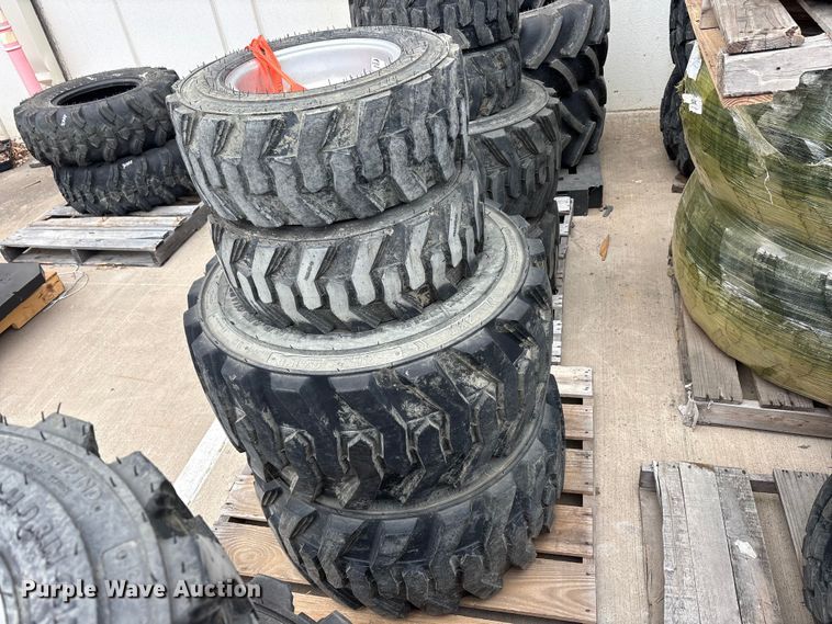 image for item EU0323 (4) BKT tractor tires and wheels