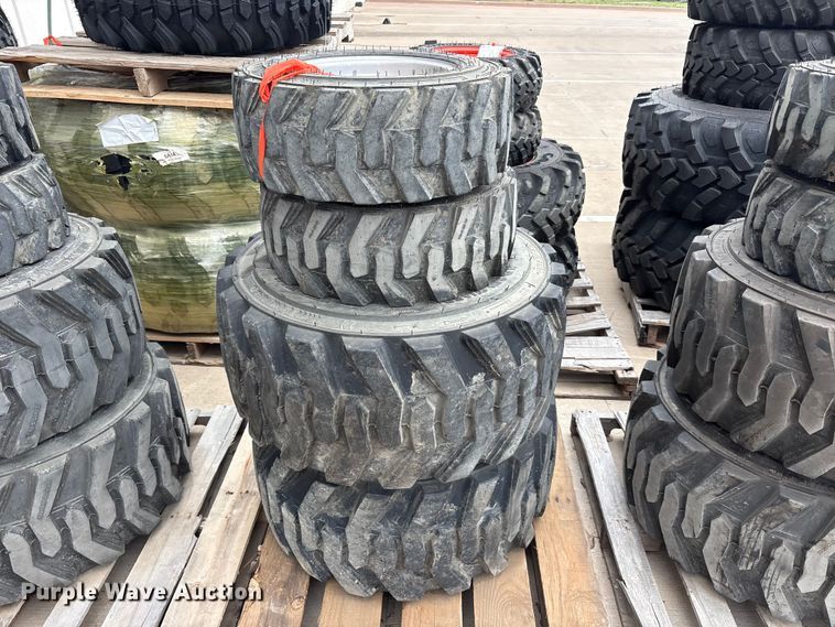 image for item EU0323 (4) BKT tractor tires and wheels