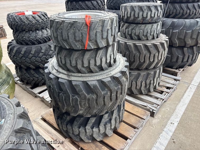 image for item EU0323 (4) BKT tractor tires and wheels