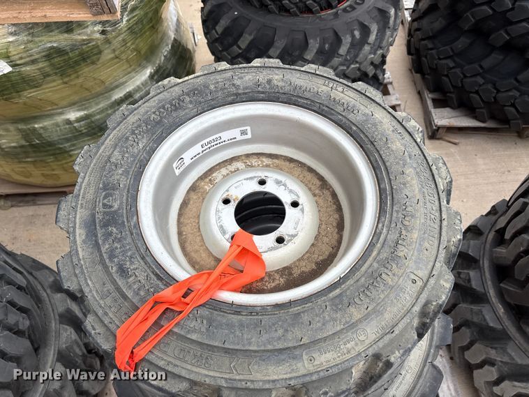 image for item EU0323 (4) BKT tractor tires and wheels