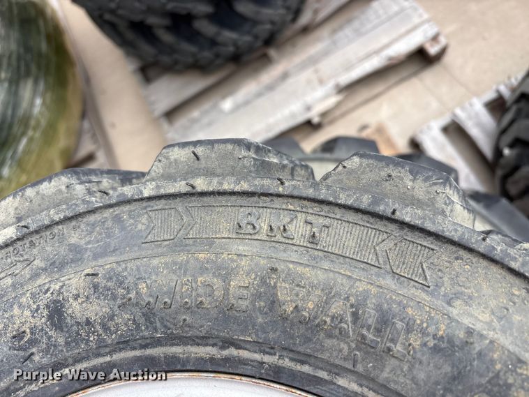 image for item EU0323 (4) BKT tractor tires and wheels