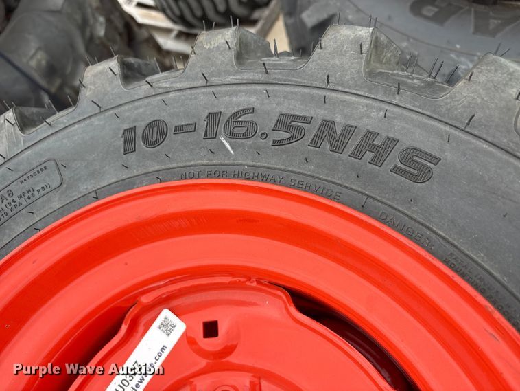 image for item EU0327 (4) Goodyear tractor tires and wheels