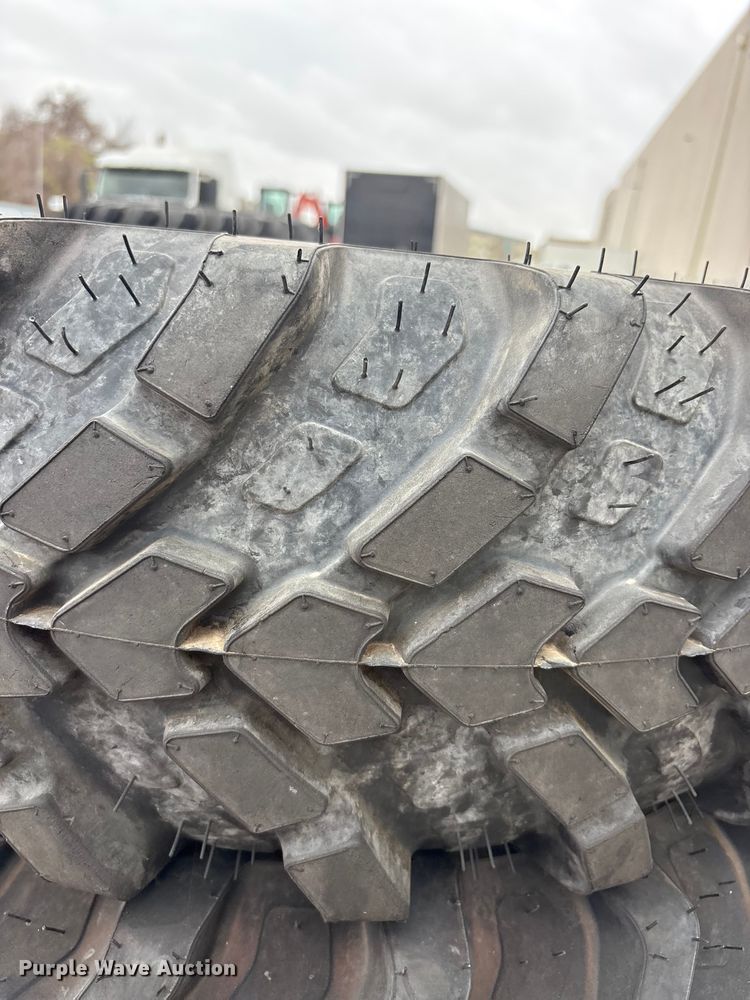 image for item EU0327 (4) Goodyear tractor tires and wheels