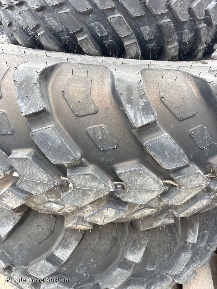 image for item EU0327 (4) Goodyear tractor tires and wheels