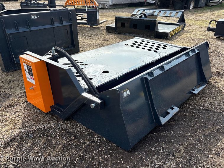 image for item EU4965 2025 Wolverine RCR-12-84W skid steer rock rake