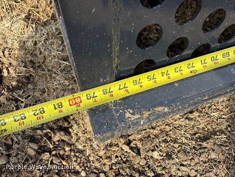 image for item EU4965 2025 Wolverine RCR-12-84W skid steer rock rake