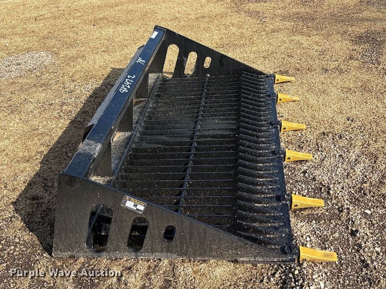 image for item EU4968 2025 Wolverine RSB78 skid steer rock bucket