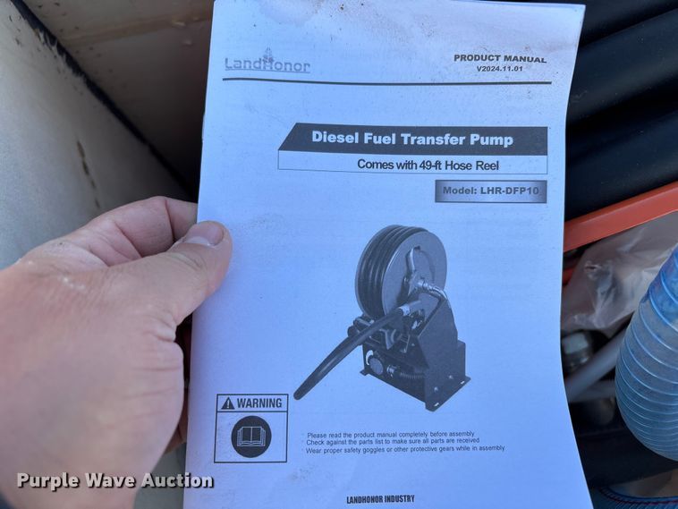 image for item EU4970 Landhonor LHR-DFP10 diesel transfer pump