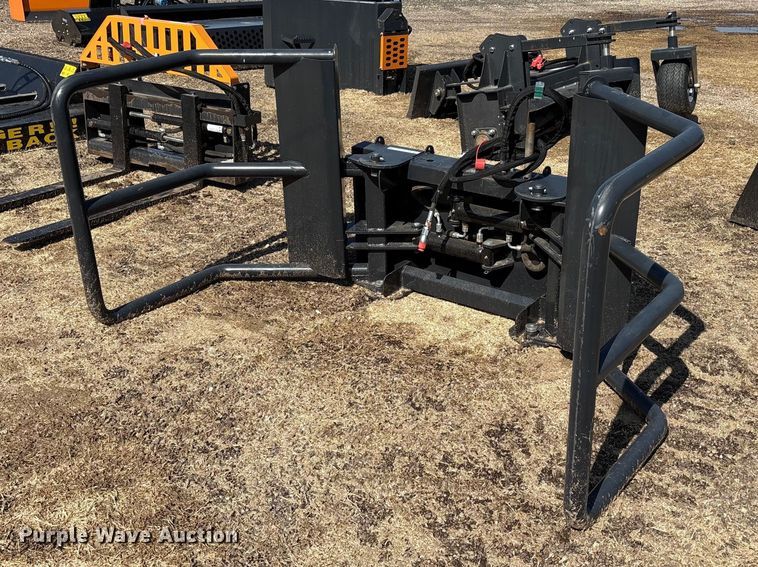 image for item EU4975 2025 Wolverine BSH-12-75D skid steer bale grabber