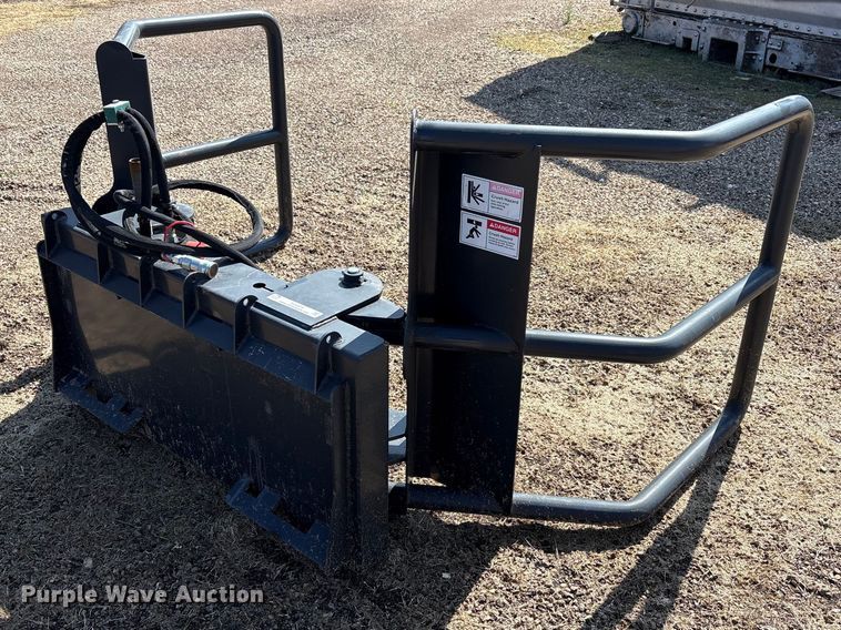 image for item EU4975 2025 Wolverine BSH-12-75D skid steer bale grabber