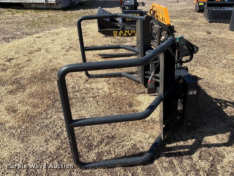 image for item EU4975 2025 Wolverine BSH-12-75D skid steer bale grabber