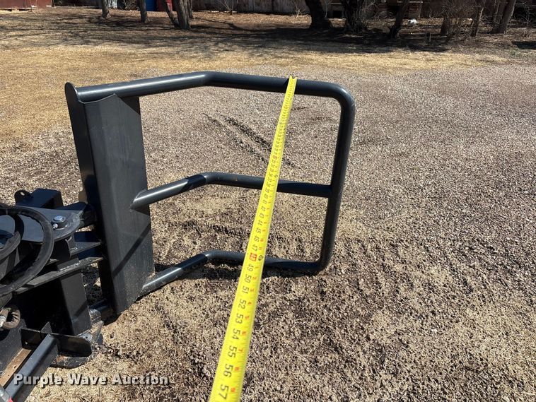 image for item EU4975 2025 Wolverine BSH-12-75D skid steer bale grabber