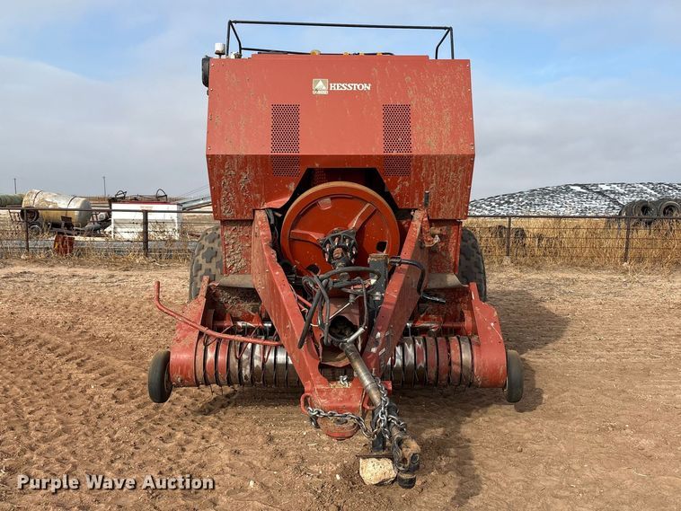 image for item EU4985 2004 Hesston 4910 large square baler