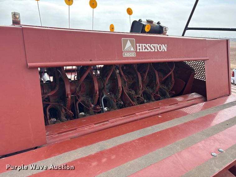 image for item EU4985 2004 Hesston 4910 large square baler