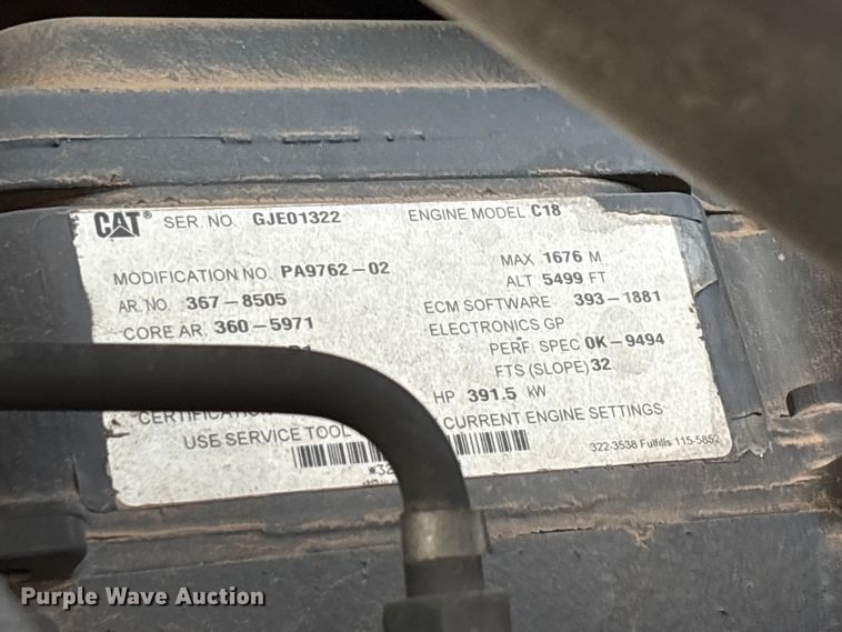 image for item EU4986 2013 Challenger MT965C 4WD tractor