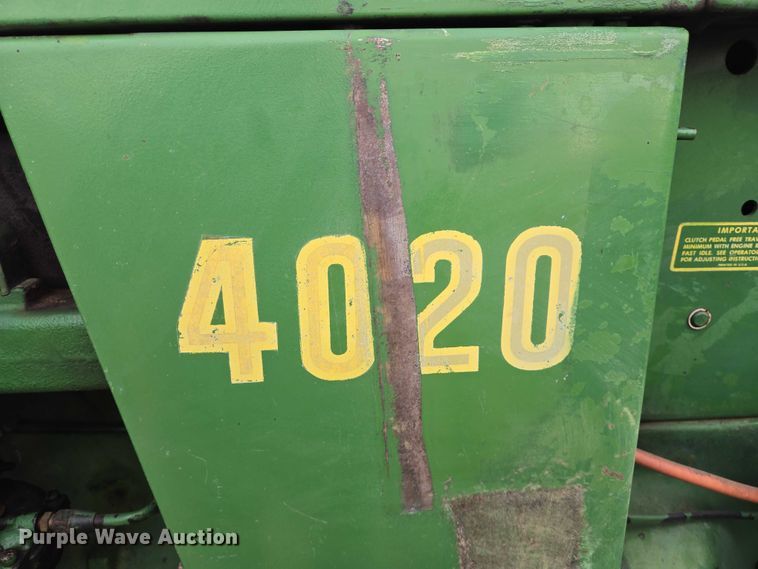 image for item EV5531 1968 John Deere 4020 tractor