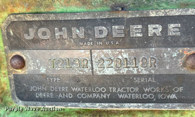 image for item FB0894 1970 John Deere 4020 tractor