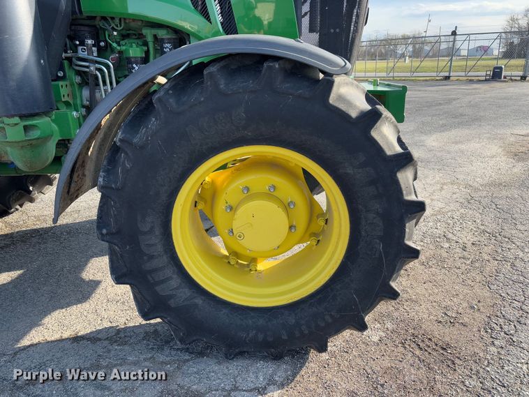 image for item FB3178 2016 John Deere 6120E MFWD tractor