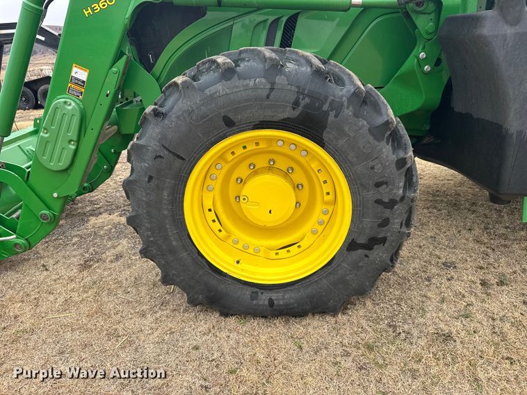 image for item FB6972 2012 John Deere 6150R MFWD tractor