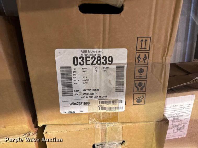 image for item FB6991 Approximately (50) pivot irrigation electric motors