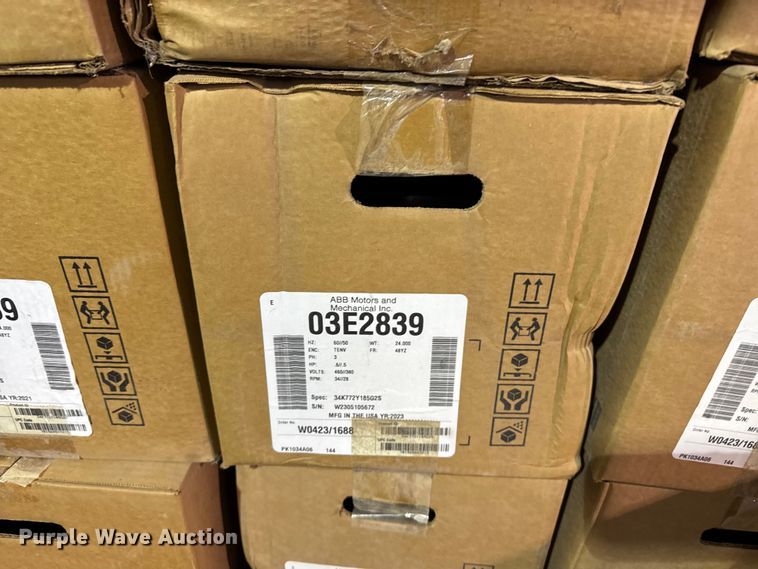 image for item FB6991 Approximately (50) pivot irrigation electric motors