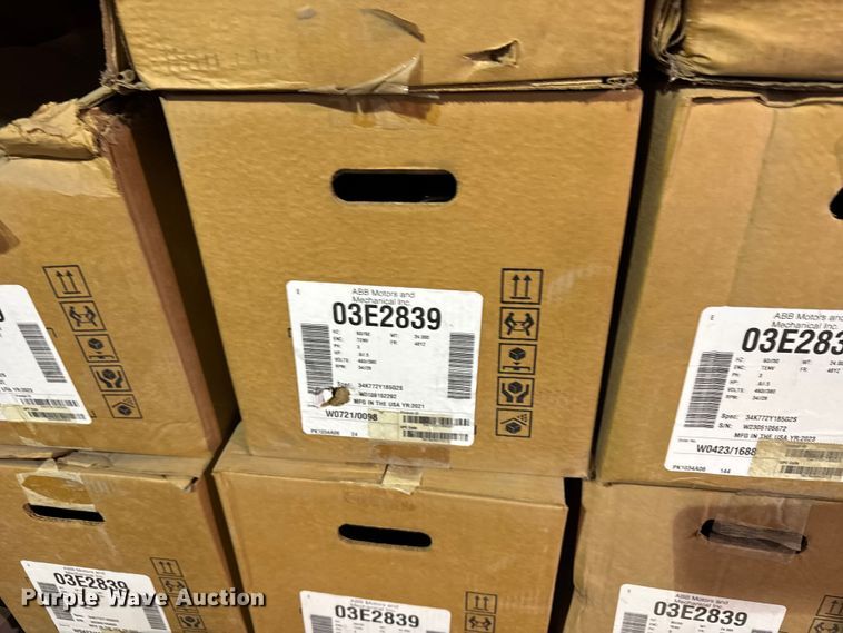 image for item FB6991 Approximately (50) pivot irrigation electric motors