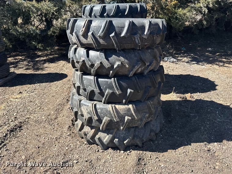 image for item FB7032 (8) 11-24.5 tires and wheels