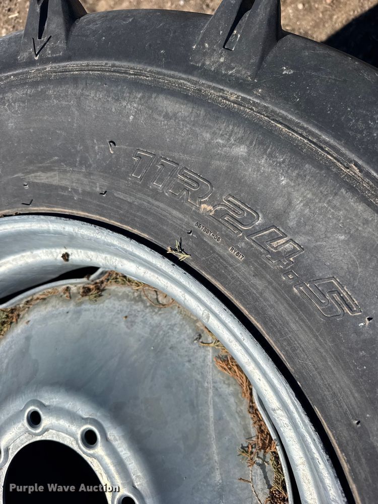 image for item FB7038 (3) 11R24.5 tires and wheels