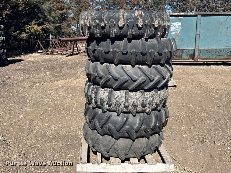 image for item FB7039 (6) 11.2-24 tires and wheels
