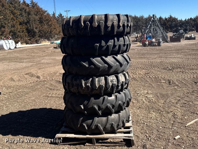 image for item FB7039 (6) 11.2-24 tires and wheels