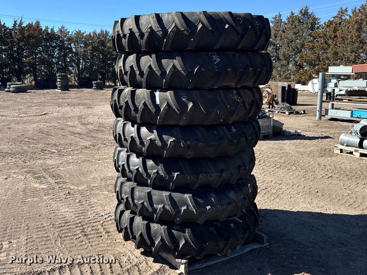 image for item FB7075 (7) 11.2-38 tires and wheels