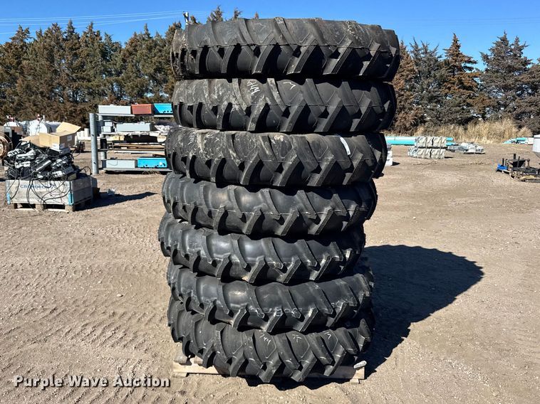 image for item FB7075 (7) 11.2-38 tires and wheels