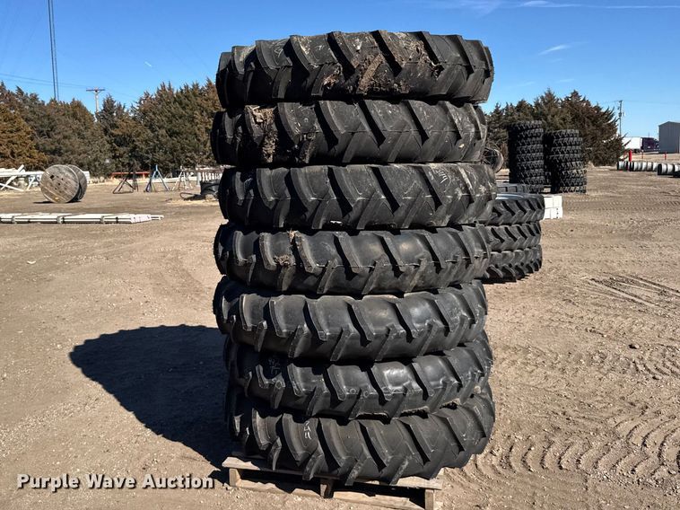 image for item FB7075 (7) 11.2-38 tires and wheels