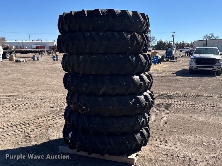 image for item FB7075 (7) 11.2-38 tires and wheels