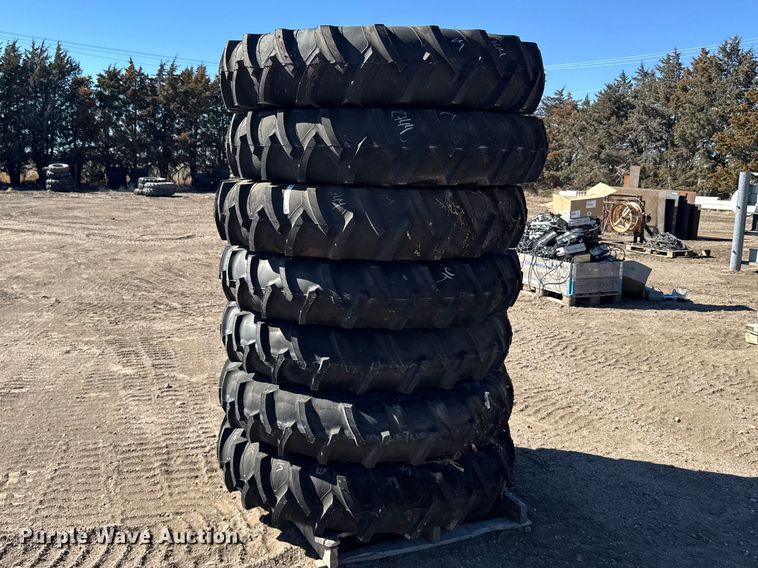 image for item FB7075 (7) 11.2-38 tires and wheels