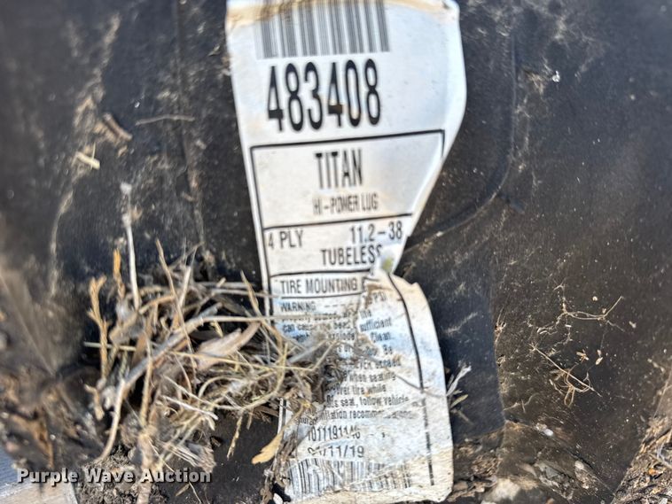 image for item FB7075 (7) 11.2-38 tires and wheels