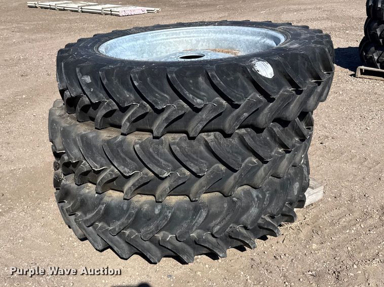 image for item FB7076 (3) 320/85R38 tires and wheels