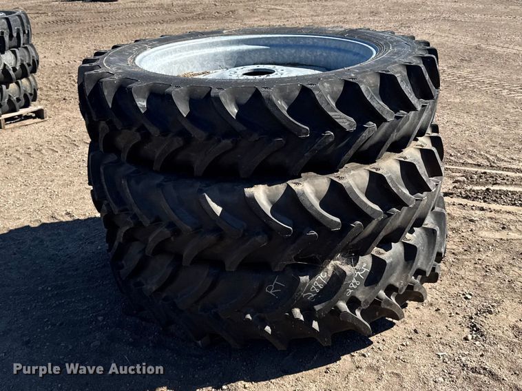 image for item FB7076 (3) 320/85R38 tires and wheels