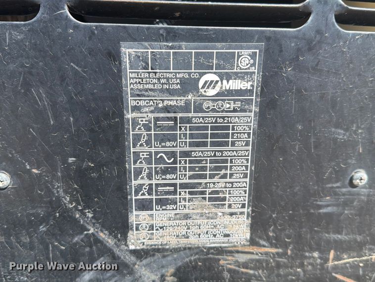 image for item NE9844 Miller Bobcat welder/generator