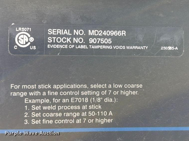 image for item NE9844 Miller Bobcat welder/generator