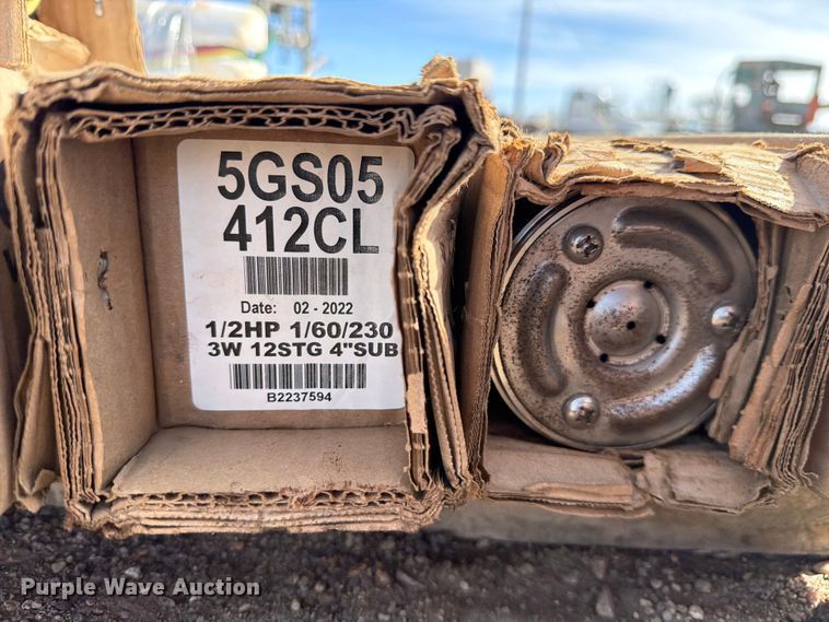 image for item NE9860 Approximately (12) submersible pumps