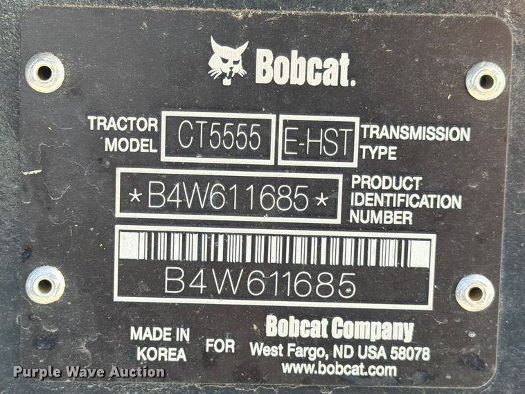image for item YA2000 Bobcat CT5555 MFWD tractor